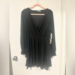 Devoted Black Long Sleeve Dress